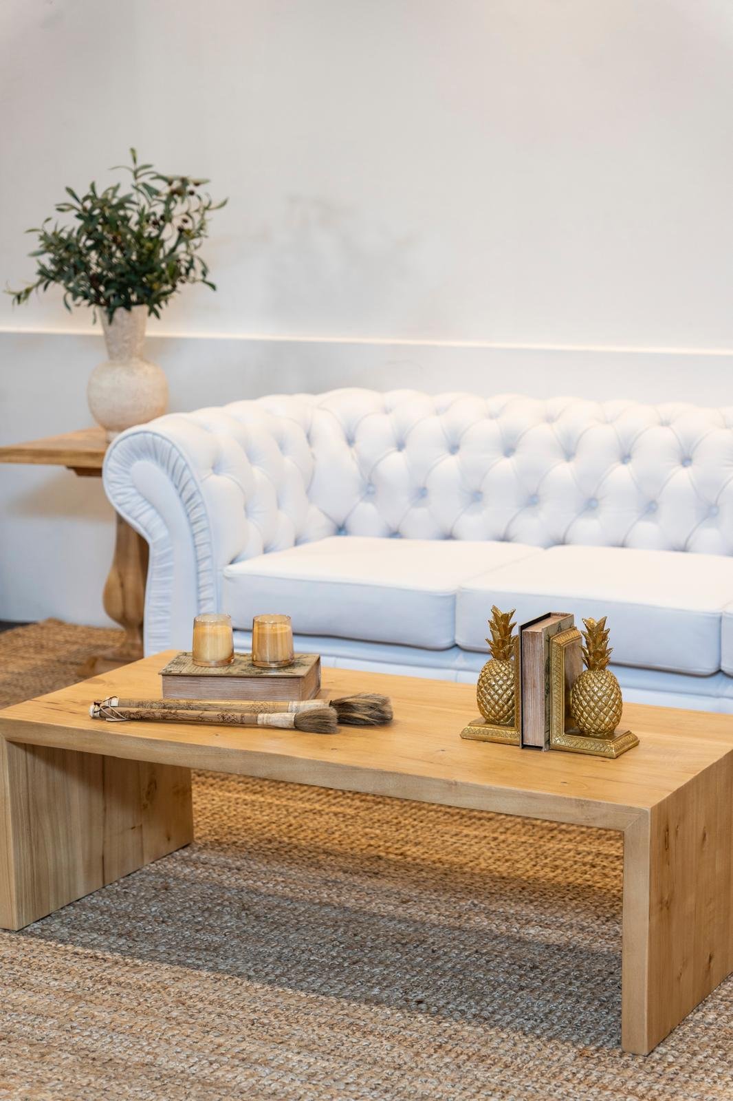 Sofa Chesterfield Cuero Vacuno