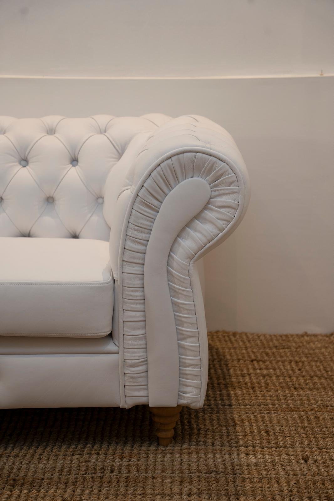 Sofa Chesterfield Cuero Vacuno
